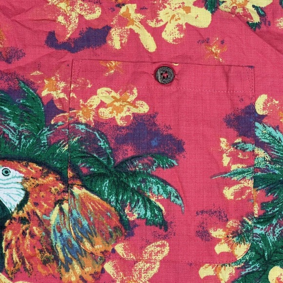 Island Republic Hawaiian Shirt Mens XL Short Sleeve Pockets Relaxed Fit NWT - Picture 6 of 10